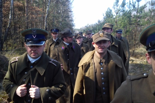 garwolin - Członkowie SH im. 1. Pułku Strzelców Konnych w filmie „Smoleńsk”